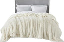 Bedsure GentleSoft Fluffy Cream King Size Blanket for Bed, Thick Soft Sherpa Faux Fur Fleece Bedding Fuzzy Plush Winter Warm Heavy Big Large King Blanket, Cozy Cream Gifts for Men Women, 108x90