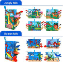 Baby Cloth Books 2PCS High Contrast Sensory Crinkle Book for Babies Tummy Time Early Learning Infant Toys for 0-18 Months by TinyTreasures Baby Boutique
