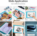 Light Box Drawing Pad, Tracing Board with Type-C Charge Cable and Brightness Adjustable for Artists, AnimationDrawing, Sketching, Animation, X-ray Viewing (A4-P-Blue-New) by TinyTreasures Baby Boutique