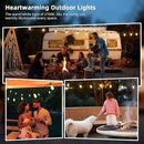 LED Outdoor String Lights, 25FT Outside Waterproof Patio Lights with 12+1 Shatterproof ST38 Edison Bulbs, 2700K Warm White Hanging Light, Dimmable Light for Back Yard Porch Party Gezebo by GreenHaven Gardens