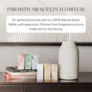 Vitruvi Air Waterless Diffuser for Home, 1500 Sq Ft Coverage | Diffusers for Home, Oil Diffuser, Housewarming Gift, Ceramic Finish, 5 Adjustable Scent Strengths | White by TinyTreasures Baby Boutique