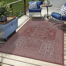 Keen Home Design Terrace Outdoor Area Rug - 6x9 Washable Indoor/Outdoor Rug for Patio, Kitchen, Balcony, Beach, Garden, Deck and Porch, Size: 6'x8'10" by GreenHaven Gardens