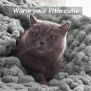Chunky Knit Throw Blanket, 60''*80'' Knitted Throw Chenille Yarn for Bed Couch, Handmade Light Grey Crochet Big Thick Blanket, Machine Washable Cute Comfy Blanket for Home Decor by CozyNest Decor