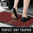 Yimobra Front Door Mat Outdoor Indoor 72x24, All-Season, All-Weather, Heavy Duty Welcome Door Mats Outside Entrance, Non Slip Porch Patio Entrance Mat, Red by CozyNest Decor