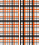 Fall Placemats Set of 6 Fall Orange Black Buffalo Plaid Plastic Table Mats Autumn Thanksgiving Place Mats Halloween Seasonal Table Decoration for Indoor Outdoor Party Kitchen Dining by CozyNest Decor