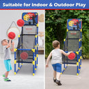 Kids Basketball Hoop Arcade Game W/Electronic Scoreboard Cheer Sound, Basketball Hoop Indoor Outdoor W/4 Balls, Basketball Game Toys Gifts for Kids 3-6 5-7 8-12 Toddlers Boys Girls by TinyTreasures Baby Boutique
