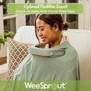 WeeSprout Nursing Cover for Breastfeeding, Soft & Breathable Nursing Poncho, Neck Insert for Hands-Free View, Machine Washable & Dryer Safe Feeding Cover Up by TinyTreasures Baby Boutique