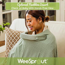 WeeSprout Nursing Cover for Breastfeeding, Feeding Cover for Breastfeeding, Soft & Breathable Nursing Poncho, Neck Insert for Hands-Free View, Machine Washable & Dryer Safe Nursing Cover Up by TinyTreasures Baby Boutique