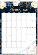 Calendar 2026 - Wall Calendar 2026, 12 x 17 In, Jan. 2026 - Dec. 2026, 12 Months Calendar 2026, Twin-Wire Binding, Hanging Hook, Thick Paper, Unruled Blocks, Julian Dates by TinyTreasures Baby Boutique