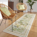 2x6 Runner Rug Impressionist-Style Vintage Kitchen Rugs Non Slip Washable Soft Carpet Runner for Kitchen Laundry Bedroom Bathroom, Beige by TinyTreasures Baby Boutique