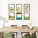 IBUYKE 11 x14 Picture Frame,Solid Oak Wood 11x14 Photo Frame with Mat to 8x10,11x14 Picture Frames With Tempered Glass,Wall Mount Display,Home Decor,Walnut Oak 14 x 11 Frame,UWPF1114H by CozyNest Decor