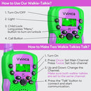 Vvinca Walkie Talkies for Kids Rechargeable, Spider Toys for Ages 3 4 5 6 7 8 9 10 Boys Girls Christmas Birthday Gifts for 3-12 Year Old, 2 Way Radio 22 CH VOX Long Range Walkie Talkie with Flashlight by TinyTreasures Baby Boutique