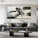 TAIJXAGSG Large Wall Art For Living Room Cool Robot Modern Minimalist Abstract Wall Art Canvas Painting Prints Black White Canvas Art Wall Decor Picture For Bedroom Office Home Wall Decor 29"X58" by CozyNest Decor