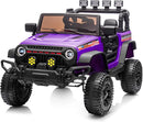 12V Kids Ride on Car Truck, Kids Electric Vehicles Car Ride on Toy for Toddlers 3-5 with Remote Control - Purple by TinyTreasures Baby Boutique