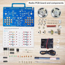 AM/FM Radio Kit | Soldering Project DIY Kit for Practicing Teaching Electronics | Stereo | Great STEM Project and Gift | Upgraded Version VT-16 by TinyTreasures Baby Boutique