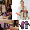 HANDLANDY Women Safety Work Gloves Utility Touch Screen Working Grip Glove for Yardwork Gardening Breathable Mechanic Gloves by GreenHaven Gardens