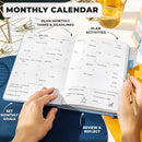 Clever Fox Planner Premium Edition – Undated Luxurious Weekly & Monthly Planner to Increase Productivity and Hit Your Goals – Organizer – Start Anytime, A5, Lasts 1 Year, Light Blue (Weekly) by TinyTreasures Baby Boutique