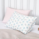 TILLYOU Toddler Pillowcase 2 Pack with Envelope Closure,13" x 18" Silky Soft Microfiber Travel Kids Pillowcase for Boys and Girls, Lucky Pony Peace Dove&Big Pink Flower by TinyTreasures Baby Boutique