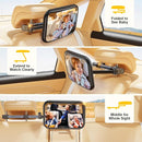 Baby Car Mirror, Stretchable 360° Caring Baby Mirror for Car Seat Rear Facing Seat Infant Shatterproof, Baby Essentials for Newborn, Crash Tested and Certified by TinyTreasures Baby Boutique