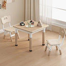 Kids Table and Chairs, Height Adjustable Childrens Table and Chair Set, Kids Tables for Age 2-8, Graffiti Desktop, Table for Kids with 2 Seats, Small Kids Table, Max 300lbs