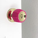 Enjoy Cover - 2 Pack Silicone Door knob Grips Maximum Grip Nonslip Arthritis & Senior Living Aids Grippy Easy Open Fits All Door Knob Universal Size Decorative (Hot Pink) by TinyTreasures Baby Boutique
