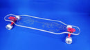 Clear Longboard Skateboard - Transparent Acrylic Long Boards with Light-Up LED Wheels for Smooth Rides - Ride The Streets in Style with Longboard Built for Beginners & Pros Alike by TinyTreasures Baby Boutique