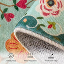 Rug Runners 2x6, Floral Green Washable Kitchen Rugs for Hallways Area Rugs, Non Slip Long Rug Low Pile Doormat Flower Carpet for Kitchen, Entryway Indoor, Bedroom, Bathroom, Laundry, Sage Green by TinyTreasures Baby Boutique