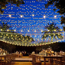 Outdoor String Lights, 1000 LED 328Ft Christmas Light with Remote, 8 Lighting Modes, Powered Plug for Wedding Party Garden Tree Yard Indoor Decorations by GreenHaven Gardens