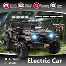 Sopbost 24V 7Ah 2 Seater Ride On Truck Ride On Toy for Big Kids Ride On Car with Remote Control Off-Road Electric Car with Shock Absorber, LED Lights, Bluetooth Music Player, EVA Tires, Black by TinyTreasures Baby Boutique