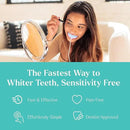 GLO Science So Brilliant Teeth Whitening Kit – Patented Warming Mouthpiece with LED Light Technology, Whitening Gel w/ 6% Hydrogen Peroxide, Lip Balm – Fastest Way to Whiter Teeth, Sensitivity Free by CozyNest Decor