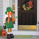 Large St Patricks Day Gnome Plush Decorations Outdoor, Cute Standing Saint Patricks Day Gnomes Gift Decor with Retractable Spring Legs, Placed Outside Yard/Porch/Garden/Indoor/Home/Office by GreenHaven Gardens