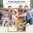 Omrhvi Family Handprint Kit, DIY Craft Keepsake, Hand Print Photo Frame, Family Gifts for New Mom, New Baby, New Parents, Grandparents, Mother's Day, Father's Day, Adoption Day, Anniversary by TinyTreasures Baby Boutique