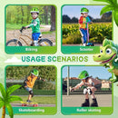 Toddler/Kids Bike Helmet Set for Boys Girls 3D Adjustable Kids Helmet Protective Gear Set Knee Elbow Wrist Pads and Multi-Sports Skateboard Scooter Cycling Roller Balance Bike by TinyTreasures Baby Boutique