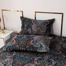 ABREEZE Luxury Vintage Black Duvet Cover Sets Damask Paisley Bedding Set Retro 100% Brushed Cotton Zipper Closure Bedding Collection Queen Size by CozyNest Decor