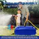 Water Storage Bladder with Two Different Sizes of Water Pipes,Portable Large Capacity Water Bladder Tank,63gallons, Foldable Water Storage Tank for RV,Camping, Agricultural Irrigation,Garden Watering by GreenHaven Gardens