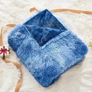 GONAAP Fuzzy Faux Fur Throw Blanket Twin Size Indigo Super Soft Cozy Plush Fuzzy Shaggy Blanket for Couch Sofa Bed (Indigo, Twin(60"x80")) by CozyNest Decor