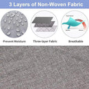 Fixwal 4 Pack Underbed Storage Containers, Below 4.5 Inches Low Profile Under Bed Organizer Clothes Storage Bins with Sturdy Sidewalls and Bottom by CozyNest Decor