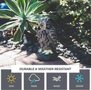 Galashield Owl Decoy | Plastic Owls to Scare Birds Away | Owl Statue for Garden & Outdoors - Pack of 3 by GreenHaven Gardens