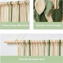 Macrame Wall Hanging Boho Wall Tapestry Handmade Woven Leaf Wall Decor Crochet Wall Art for Home Office Apartment(23.6" W x 31.5" L) by CozyNest Decor