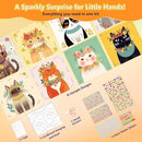 Marlrin Cats Craft Kits for Kids Ages 4-8, Arts and Crafts Kits,Craft Kit for Girls 6-8,Diamond Painting Toys for Girls 5-7,Birthday and Christmas Gift for Kids Ages 3, 4, 5, 6, 7, 8 by TinyTreasures Baby Boutique