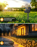Brightown 2 Pack Solar String Lights for Outside, 92Ft 240 LED Solar Lights Outdoor Waterproof with 8 Modes, Solar Outdoor String Light for Patio Yard Tree Garden Party Decorations, Warm White by GreenHaven Gardens