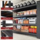 5000LBS Storage Shelves,71" W Garage Shelving Heavy Duty Metal Adjustable Garage Shelves, Shelving Units Industrial Shelving for Warehouse,71" W x 24" D x 69" H,Black by CozyNest Decor