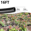 1/4 inch Drip Irrigation Tubing, 16FT Blank Distribution Tubing Drip Irrigation Hose, Garden Watering Drip Line for DIY Drip Irrigation System by GreenHaven Gardens
