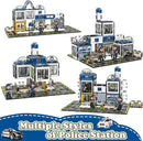 Magnetic Tiles, 50PCS Police Station Theme Building Blocks Set, Magnet Building Blocks and STEM Preschool Toys for Toddlers Kids Ages 3-5 5-7 8-10 by TinyTreasures Baby Boutique