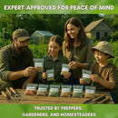 Garden Seeds Vegetable Variety Pack for Planting - Grow 125 Varieties of Heirloom Non GMO Quick Sprouting Veggies - Premium Seed Vault by Victory Gardens by GreenHaven Gardens