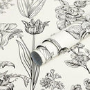 Dimoon 236"x17.3" Floral Peel and Stick Wallpaper Beige Contact Paper Waterproof Wallpaper Delicate Vintage Flower Thicken Plant Self Adhesive Removable Wall Covering Shelf Liner Decal Vinyl Roll by GreenHaven Gardens