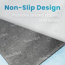 1.3" Thick Baby Play Mat for Floor Playpen, 50x50 Foam Tummy Time Mat, Padded Support Soft Plush Nursery Rug for Infant Kids Toddler Crawling Kick Activity (Ice Blue) by TinyTreasures Baby Boutique