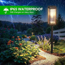 Solar Pathway Lights Outdoor, 8 Pack Upgraded Solar Lights Outdoor Waterproof, Bright Up to 15 Hrs Auto On/Off Garden Light for Yard Patio Lawn Path Walkway Driveway Outside Decor by CozyNest Decor