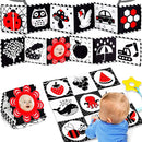 High Contrast Baby Toys for Newborn Infant 0-6 Months Montessori Tummy Time Black and White Sensory Crinkle Toys 0-3 3-6 Months Soft Books Carseat Toys for Baby Boys Girls Easter Basket Stuffers Gifts by TinyTreasures Baby Boutique