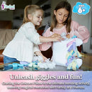 Pinwheel Crafts Unicorn Pillow Kit - DIY Arts and Crafts for Kids Ages 6 7 8-12+ Years, No Sewing Kit for Kids, Unicorn White Pillow Craft Kits for Birthday, Christmas Gifts for Girls by TinyTreasures Baby Boutique
